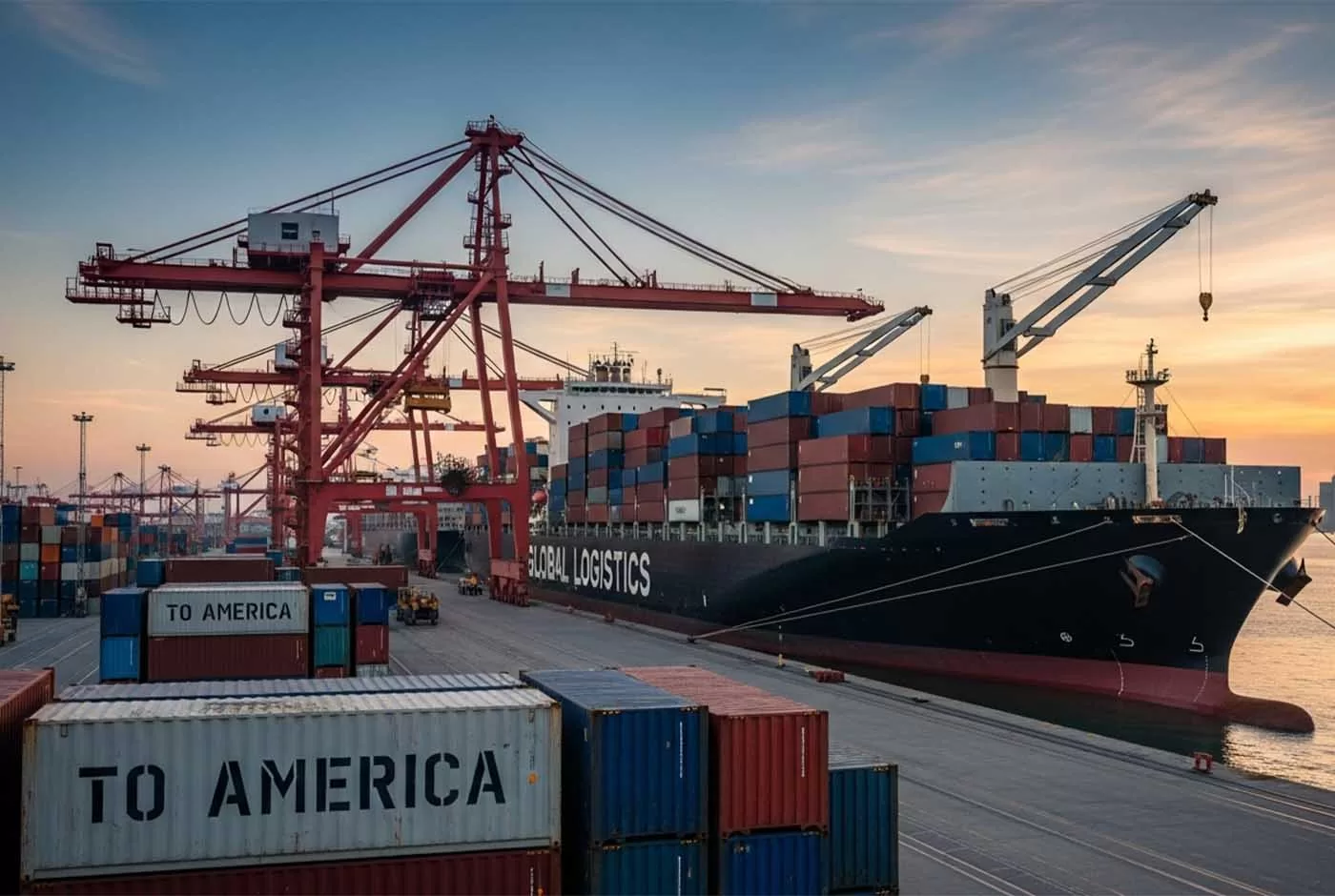 amerikaya uluslararasi lojistikte deniz yolu konteyner tasimaciligi cozumleri