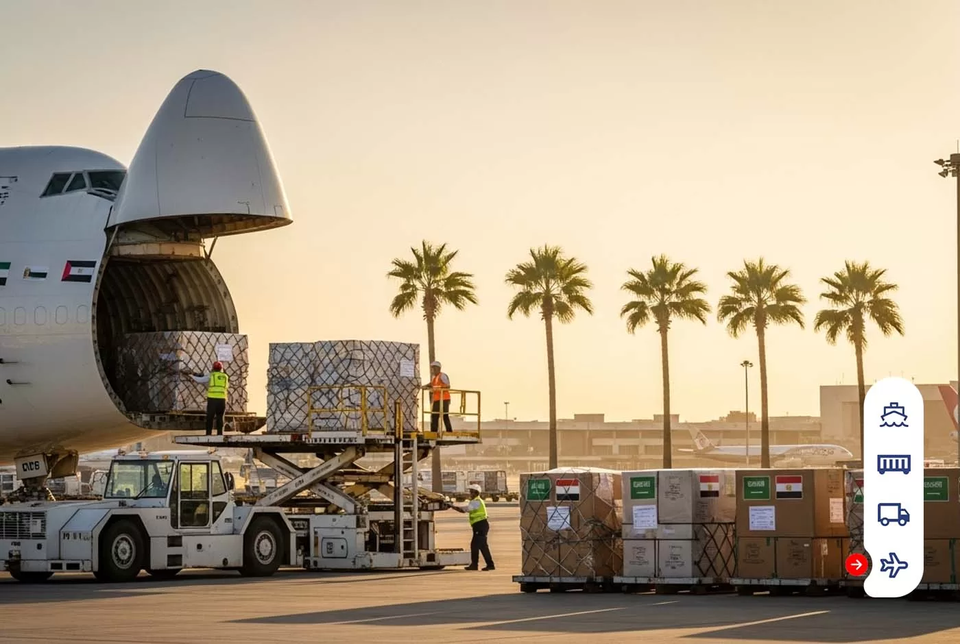 uluslararasi lojistikte orta dogu ve afrika pazarina hava yolu ile acilmak