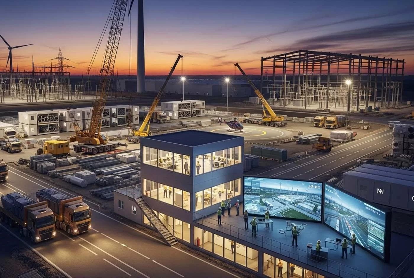 enerji ve insaat projelerinde verimli lojistik yonetimi