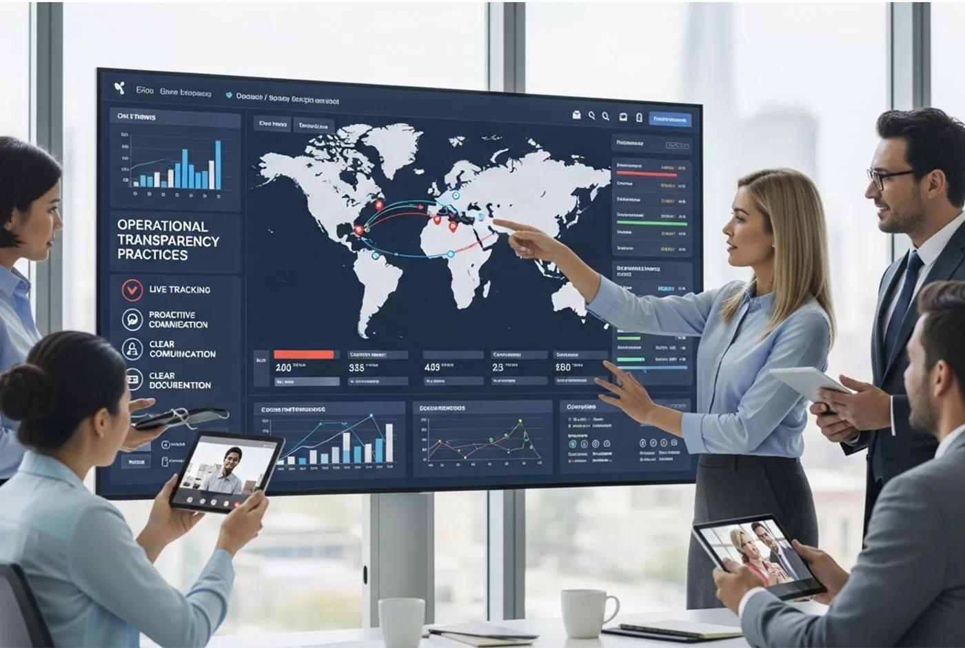uluslararasi lojistikte musteri memnuniyetini artiran operasyonel seffaflik uygulamalari