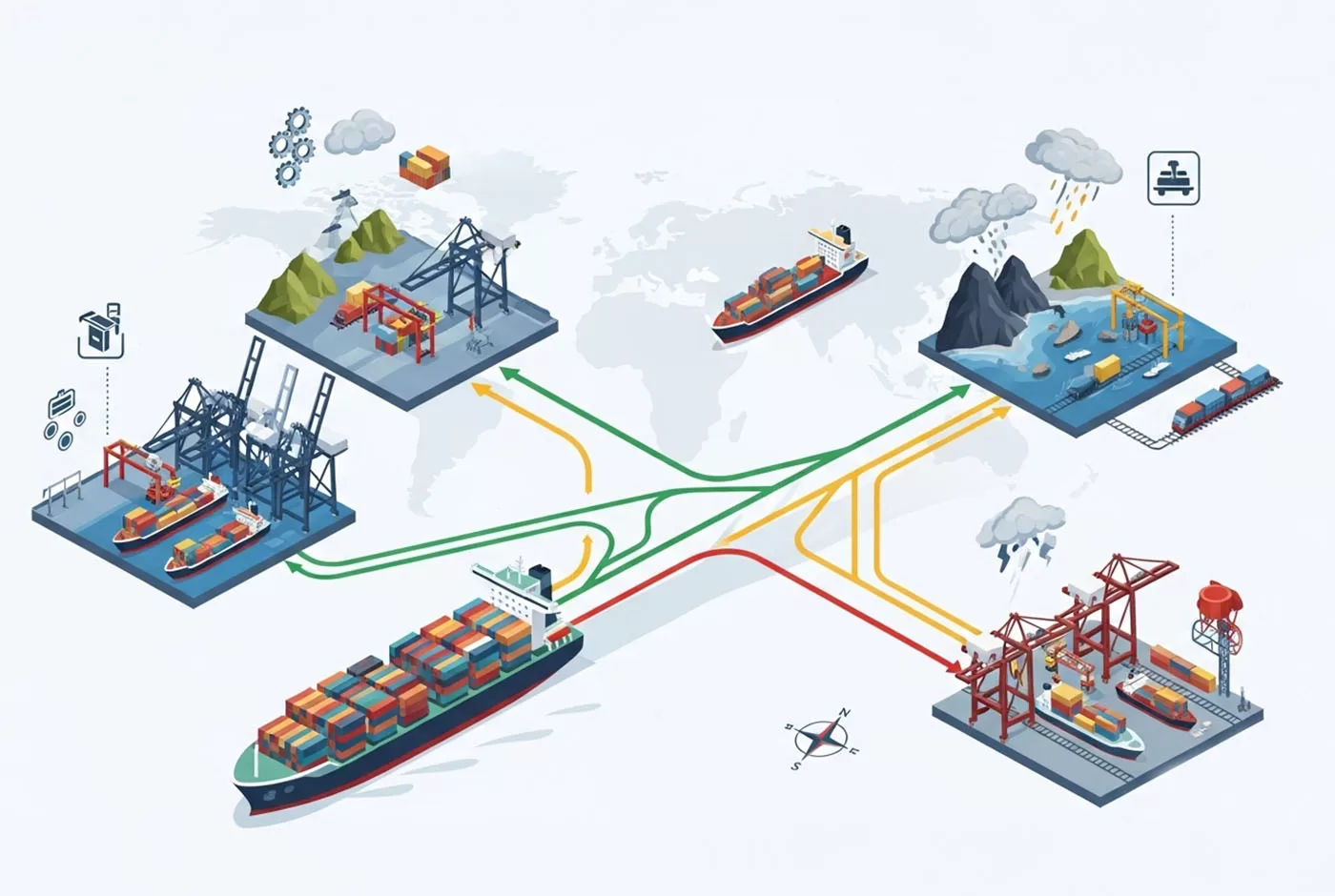 deniz yolu tasimaciliginda liman seciminin operasyonlara etkisi